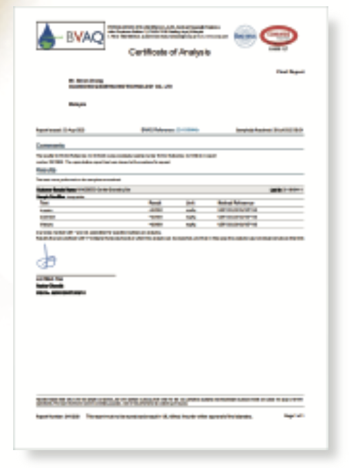 Document relatif aux métaux lourds Minoseed