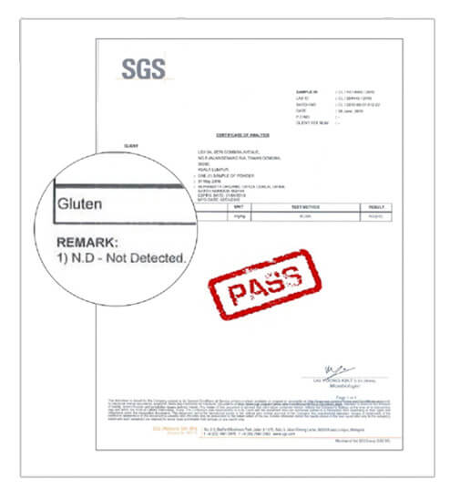 Document sans gluten AlphaMeta